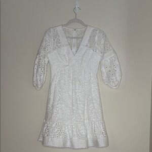 Lily Pulitzer Elegant White Lace Dress
